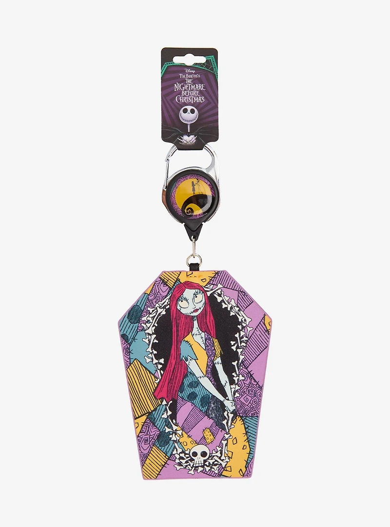 Disney The Nightmare Before Christmas Sally Pattern Coffin Retractable Lanyard - BoxLunch Exclusive