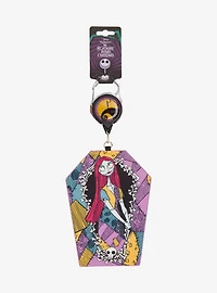 Disney The Nightmare Before Christmas Sally Pattern Coffin Retractable Lanyard - BoxLunch Exclusive