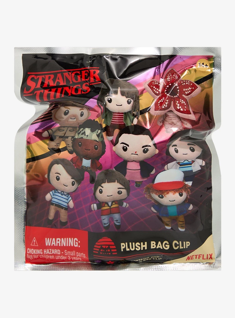Stranger Things Characters Blind Bag Plush Bag Clip