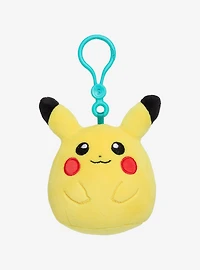 Squishmallows Pokémon Pikachu Plush Bag Clip