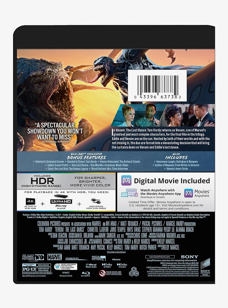 Marvel Venom: The Last Dance Ultra HD