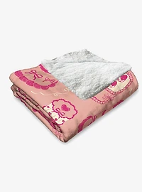Valentine's Day Cakes Silk Touch Sherpa Throw Blanket