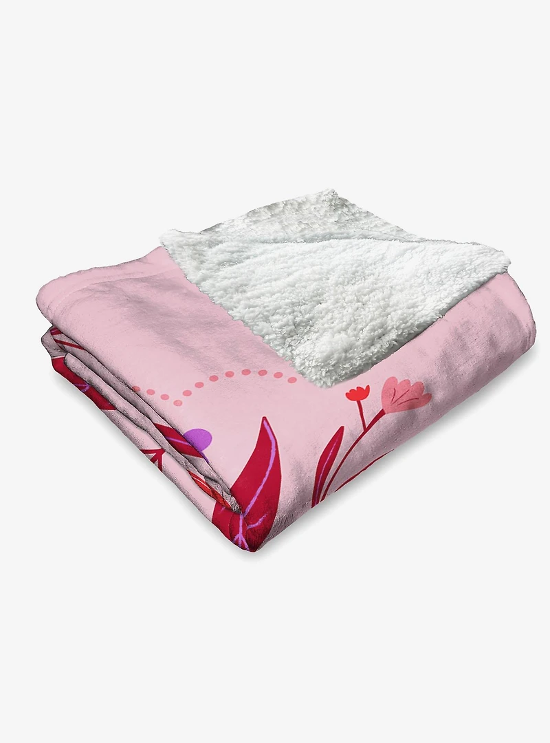 Flying Birds Silk Touch Sherpa Throw Blanket