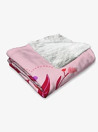 Flying Birds Silk Touch Sherpa Throw Blanket