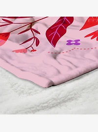 Flying Birds Silk Touch Sherpa Throw Blanket