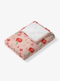 Flowers 60x80" Silk Touch Throw Blanket
