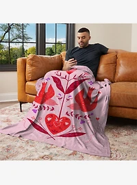 Flying Birds 60x80" Silk Touch Throw Blanket