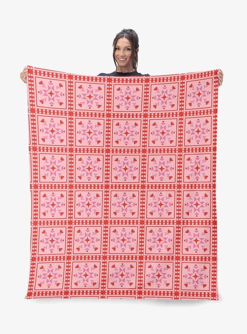 Quilted 60x80" Silk Touch Throw Blanket