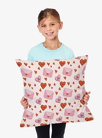 Send My Love Throw Pillow