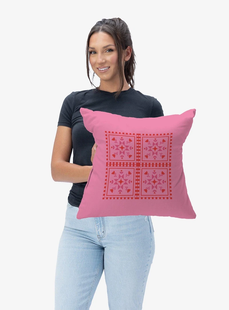Quilted Throw Pillow