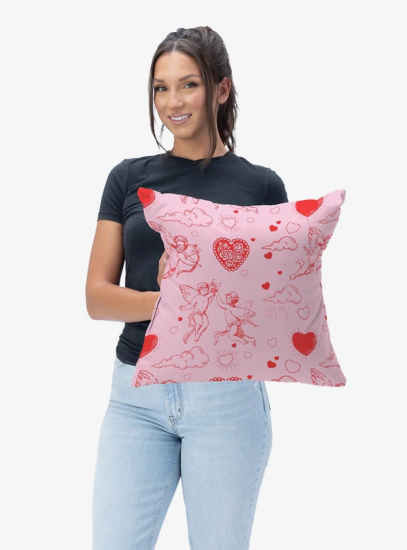 Cupid Throw Pillow