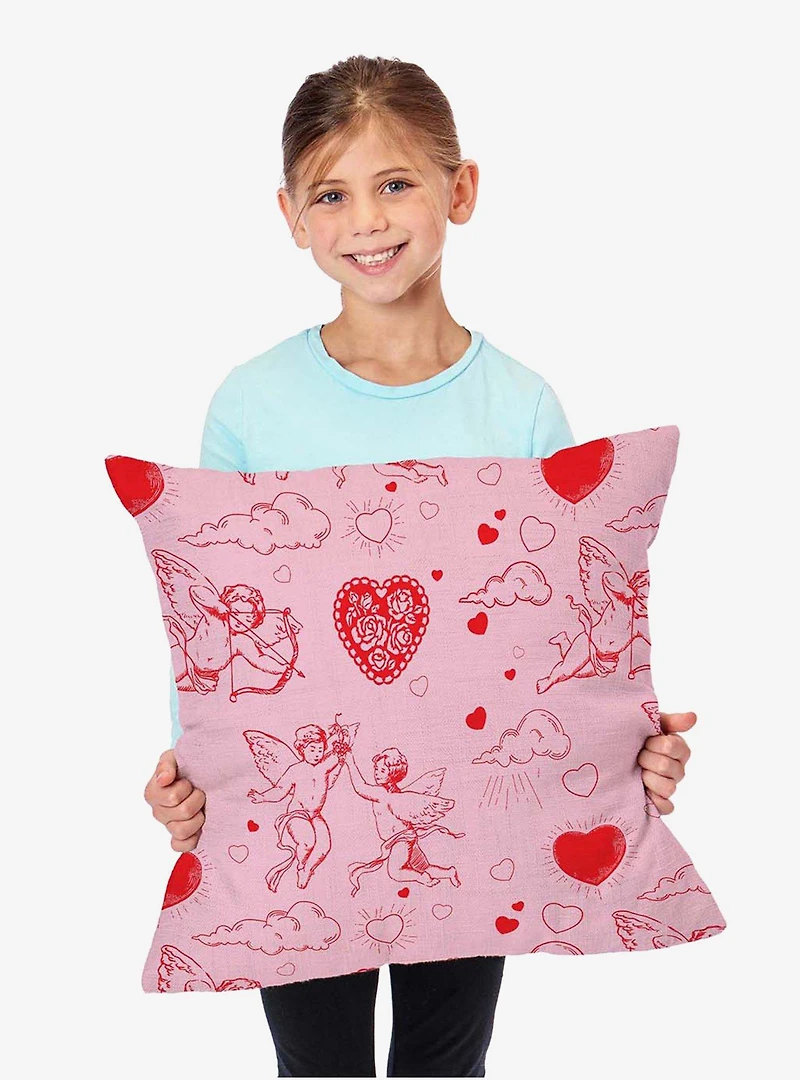 Cupid Throw Pillow