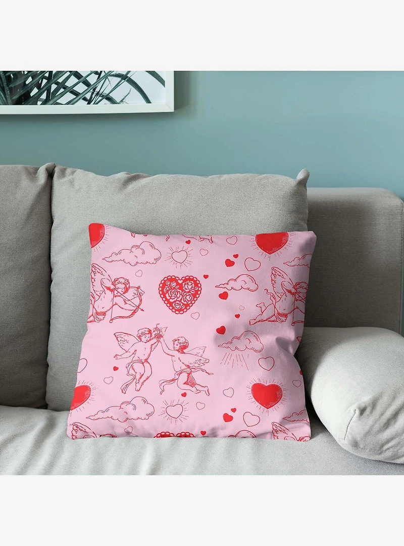 Cupid Throw Pillow