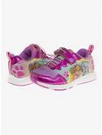 Paw Patrol Skye and Everest Hook & Loop Toddler Girls Light Up Sneakers