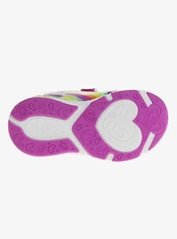 Paw Patrol Skye and Everest Hook & Loop Toddler Girls Light Up Sneakers