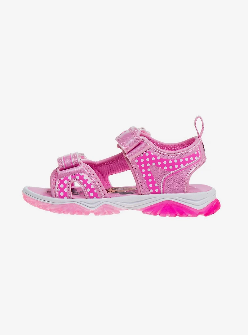 Disney Minnie Mouse Toddler & Girls Light Up Sandals