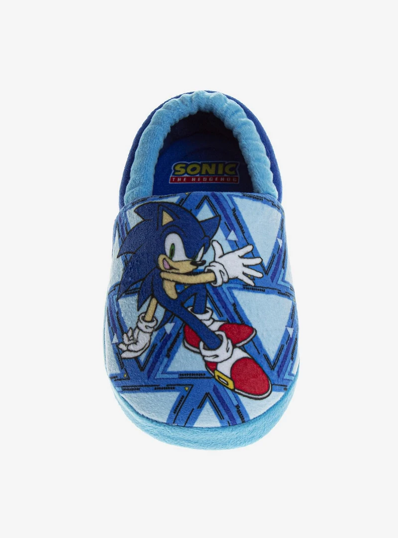 Sega Sonic The Hedgehog Toddler & Boys Dual Sizes Slippers