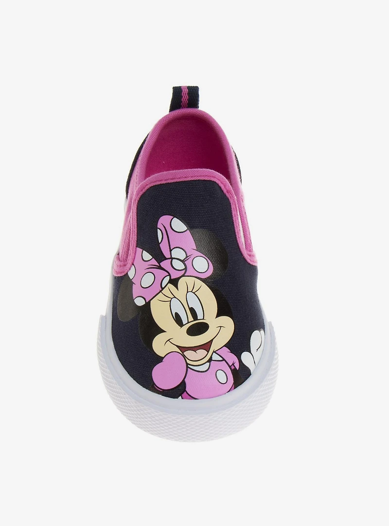 Disney Minnie Mouse Toddler & Girls Slip On Canvas Sneakers