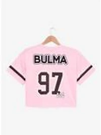 Dragon Ball Bulma Women's Cropped Football Jersey - BoxLunch Exclusive