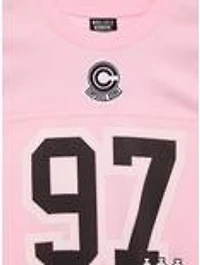 Dragon Ball Bulma Women's Cropped Football Jersey - BoxLunch Exclusive