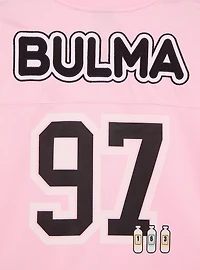 Dragon Ball Bulma Women's Cropped Football Jersey - BoxLunch Exclusive