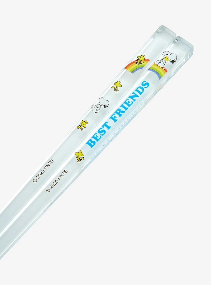 Peanuts Snoopy & Woodstock Rainbow Best Friends Chopsticks