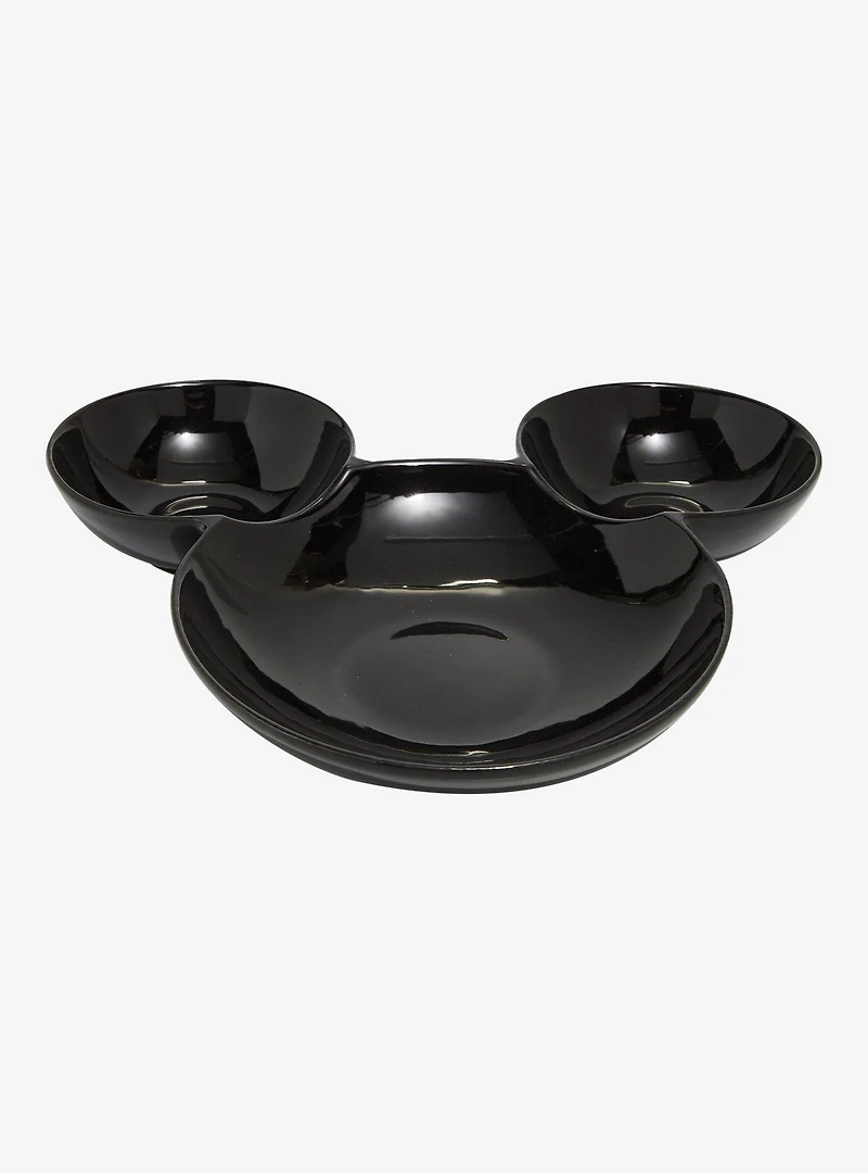 Disney Mickey Mouse Head Figural Chip & Dip Bowl