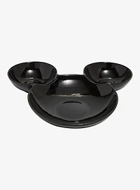 Disney Mickey Mouse Head Figural Chip & Dip Bowl