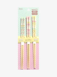 Miffy Pastel Bamboo Chopsticks Set