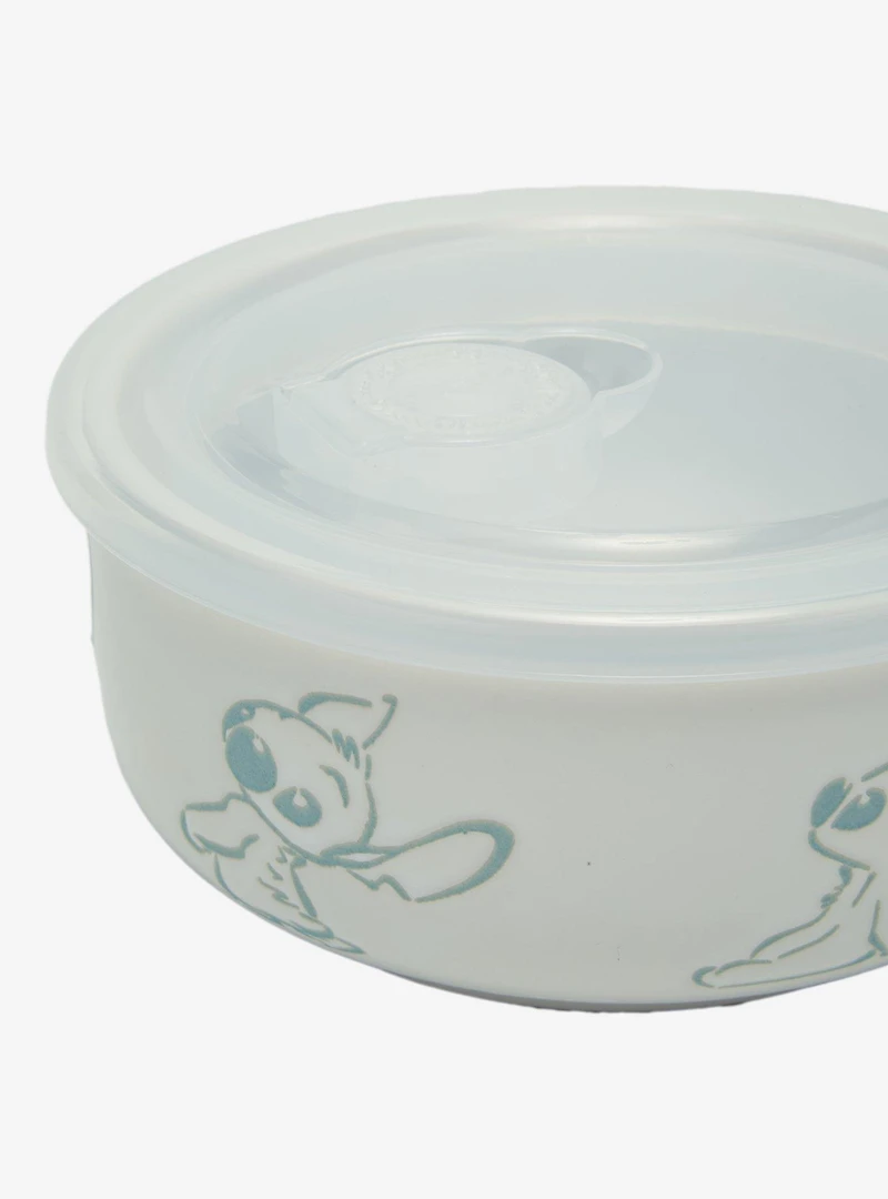 Disney Lilo & Stitch Posing Stitch Bowl and Lid Set
