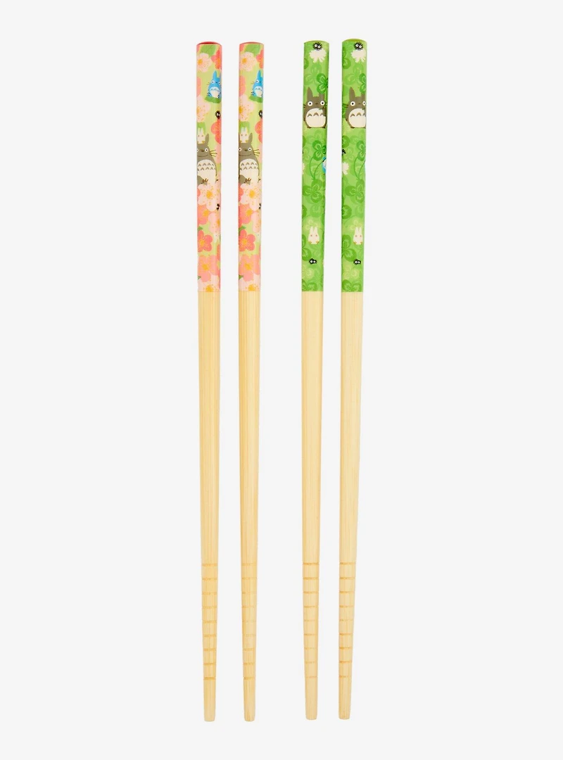 Studio Ghibli® My Neighbor Totoro Floral Totoro Chopstick Set