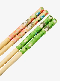 Studio Ghibli® My Neighbor Totoro Floral Totoro Chopstick Set