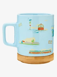 Studio Ghibli® Spirited Away Scenes Mug with  Bamboo Coaster