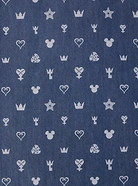 Disney Kingdom Hearts Icons Allover Print Woven Button-Up - BoxLunch Exclusive