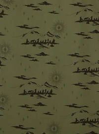 the Lord of Rings Mountain Scenes Allover Print Woven Button-Up - BoxLunch Exclusive