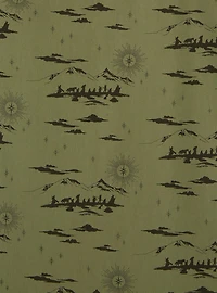 the Lord of Rings Mountain Scenes Allover Print Woven Button-Up - BoxLunch Exclusive