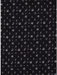 Disney The Nightmare Before Christmas Character Faces Allover Print Woven Button-Up - BoxLunch Exclusive