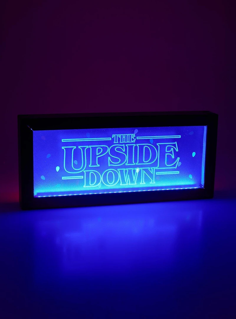Stranger Things Title & Upside Down Reversible Light-Up Sign