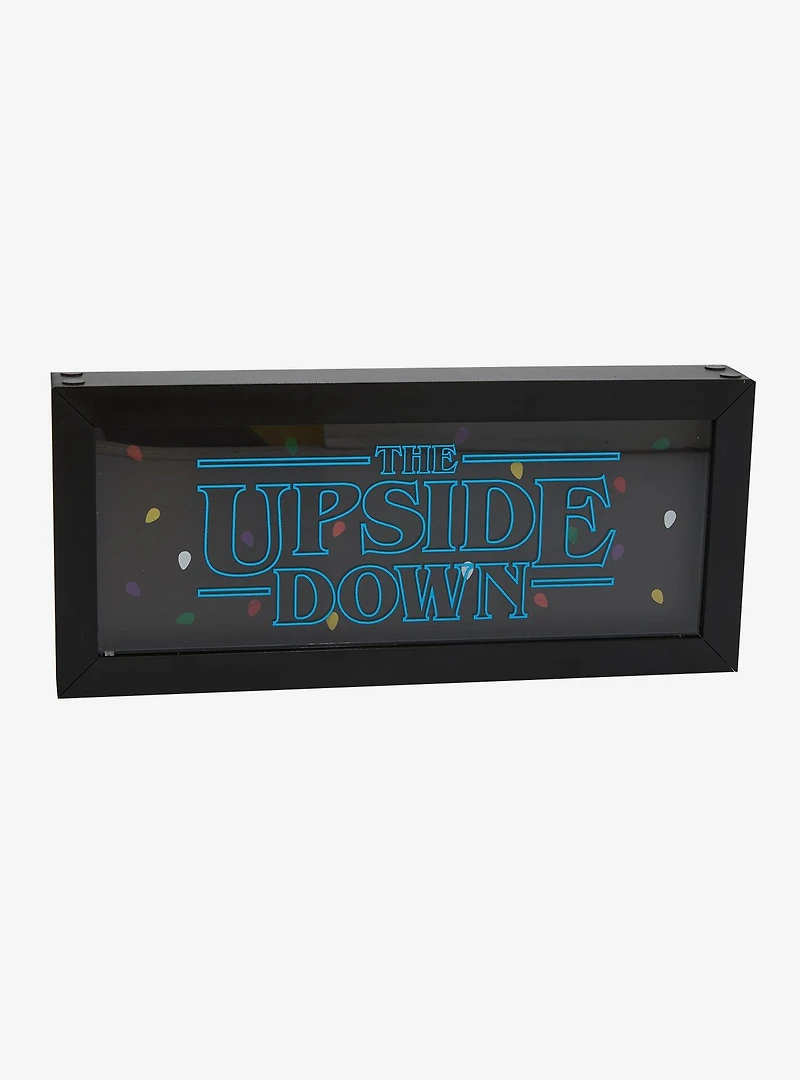 Stranger Things Title & Upside Down Reversible Light-Up Sign