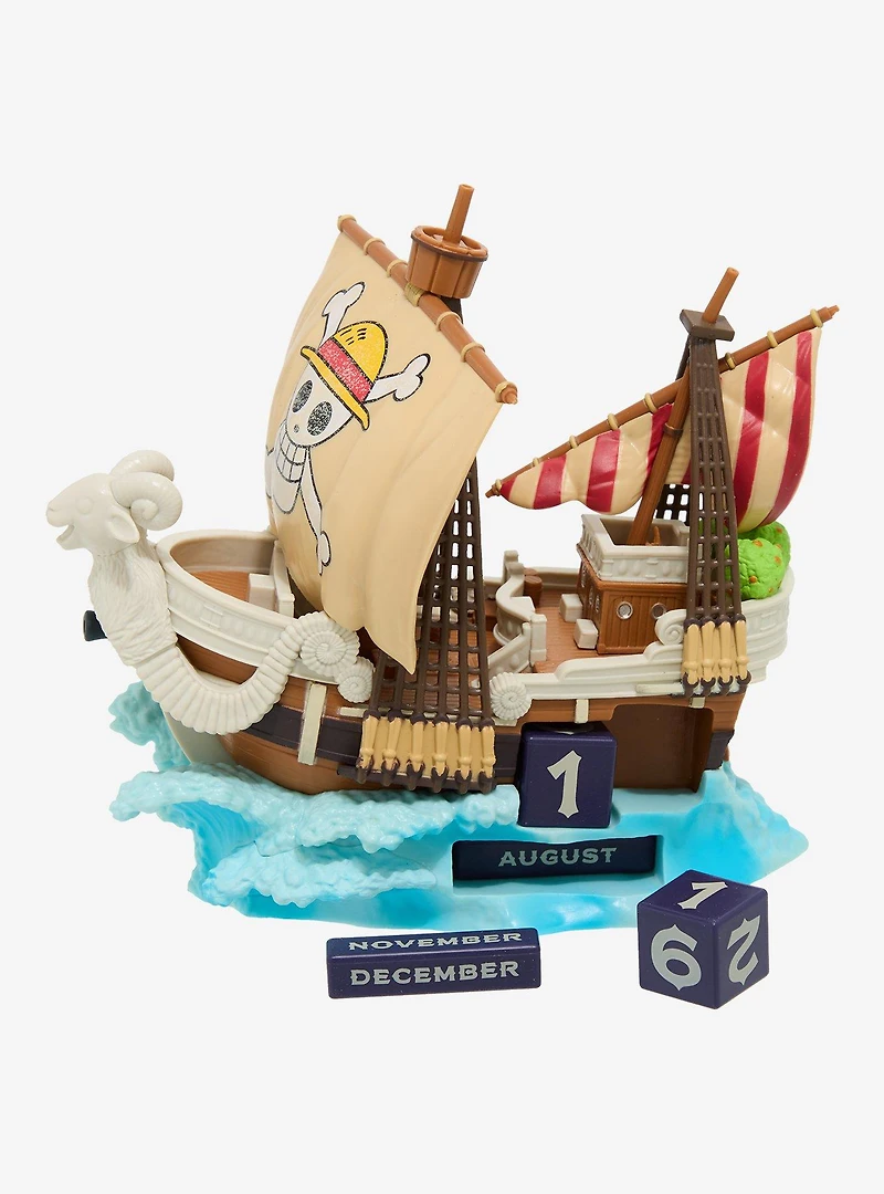 One Piece Thousand Sunny Figural Perpetual Calendar