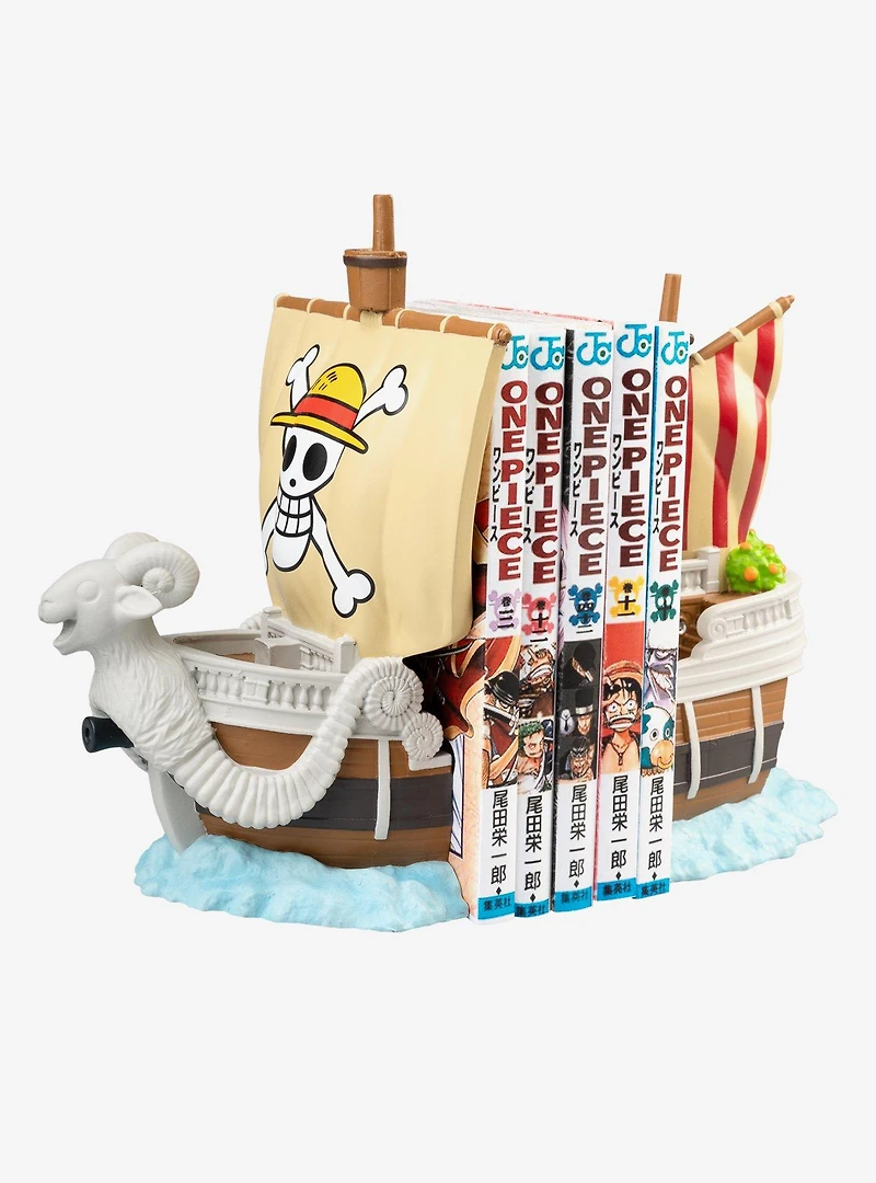One Piece Going Merry Ship Figural Bookends