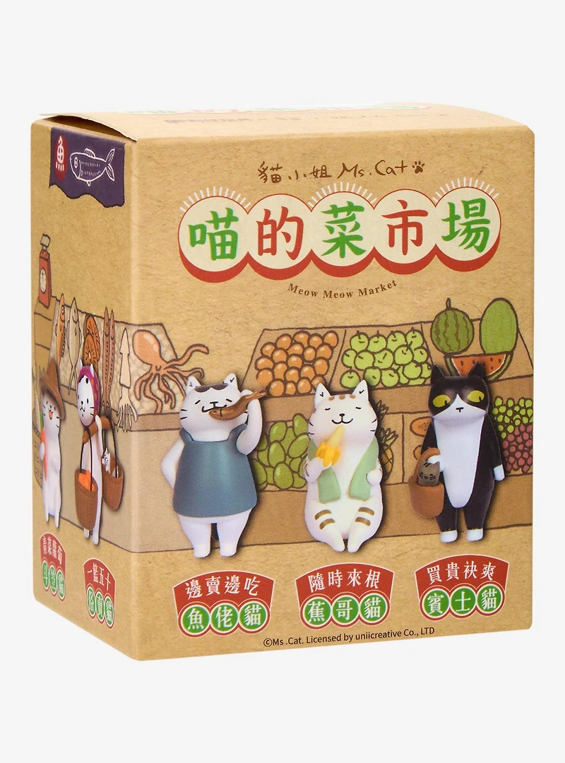 Cat Market Blind Box Figure