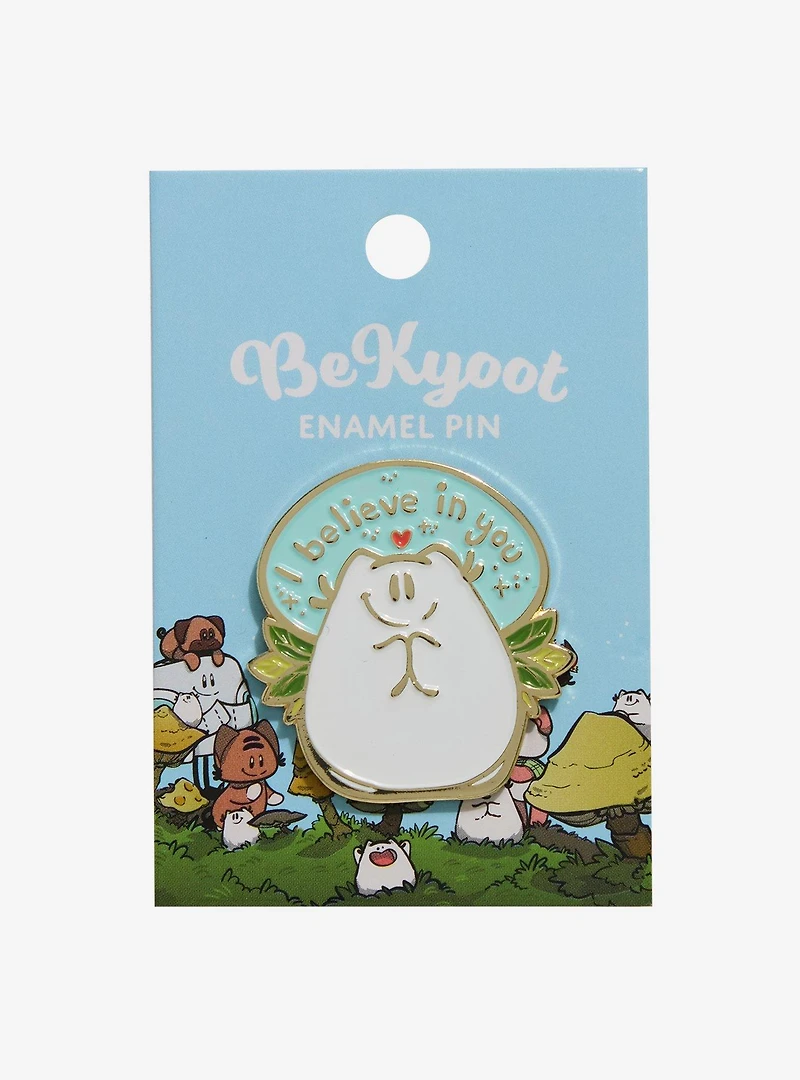 BeKyoot Floof I Believe In You Enamel Pin