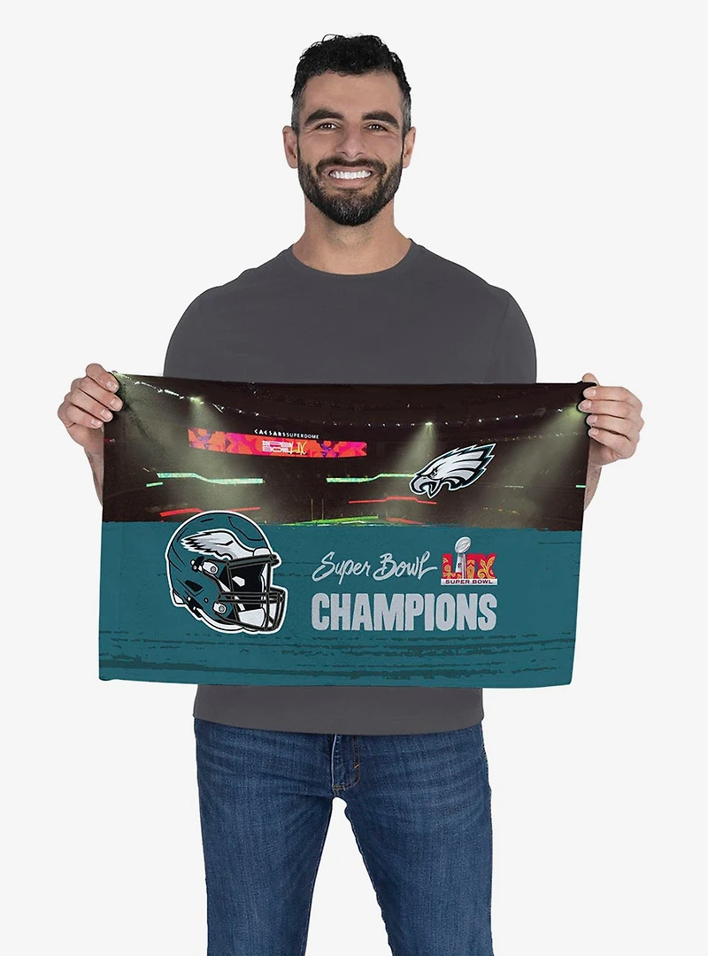 NFL 2025 Super Bowl LIX Philadelphia Eagles Overview Fan Towel 2-Pack