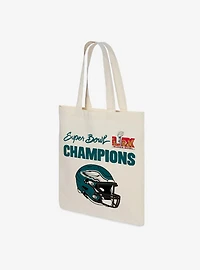 NFL 2025 Super Bowl LIX Philadelphia Eagles Mardi Canvas Tote