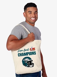 NFL 2025 Super Bowl LIX Philadelphia Eagles Mardi Canvas Tote