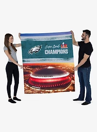 NFL 2025 Super Bowl LIX Philadelphia Eagles Dome 50x60" Wall Hanging