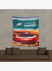NFL 2025 Super Bowl LIX Philadelphia Eagles Dome 50x60" Wall Hanging