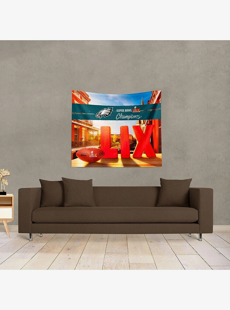NFL 2025 Super Bowl LIX Philadelphia Eagles Dome 34x40" Wall Hanging