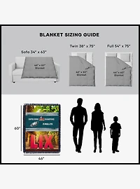 NFL 2025 Super Bowl LIX Philadelphia Eagles Woven Courtyard Tapestry Throw Blanket